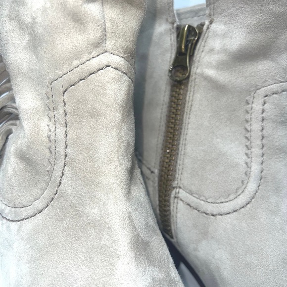 Sam Edelman Women's Suede Leather Louie Fringe Ankle Bootie Boots Size 8.5  NWT - Picture 15 of 15
